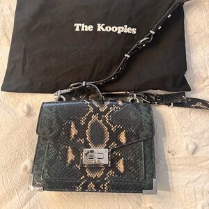 The Kooples Emily Green Python bag